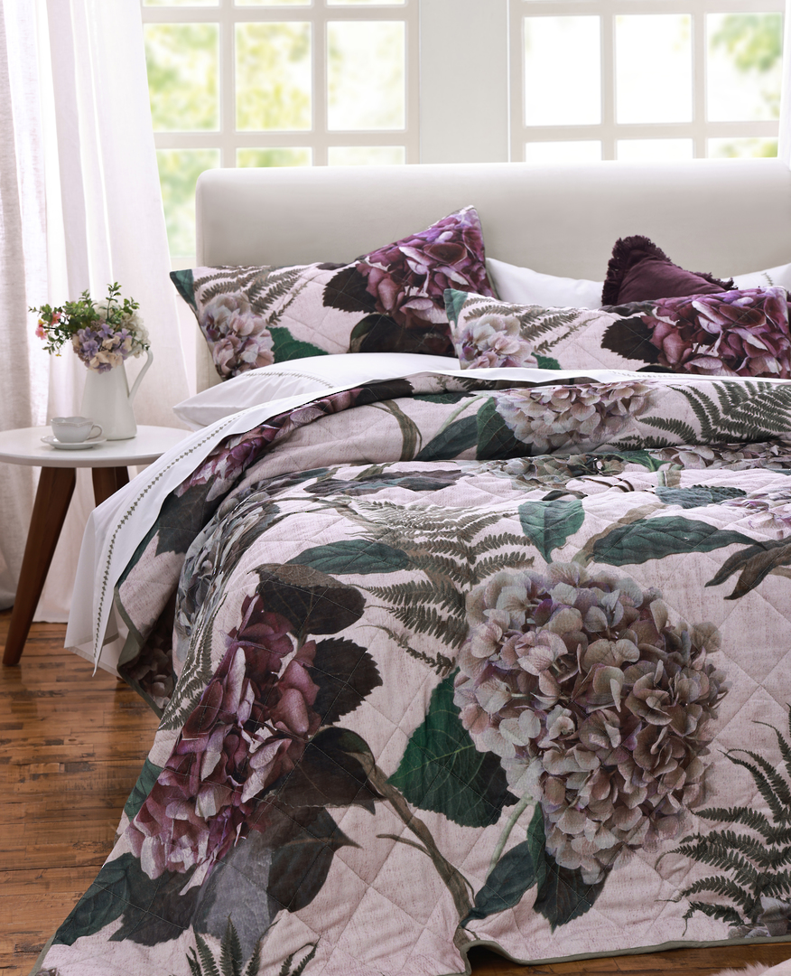 MM Linen - Heidi Bedspread Set - Matching Cushions and Quilted Eurocase Set Extras image 1